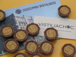 Chocolat avec le logo de l'association